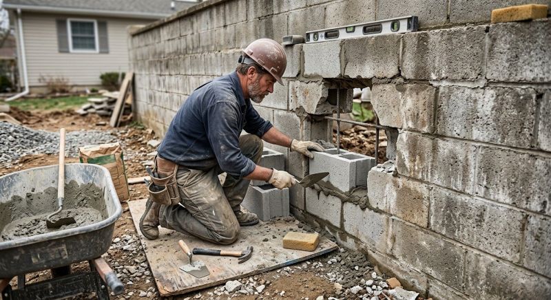 Block Wall Repair in Osteen, FL