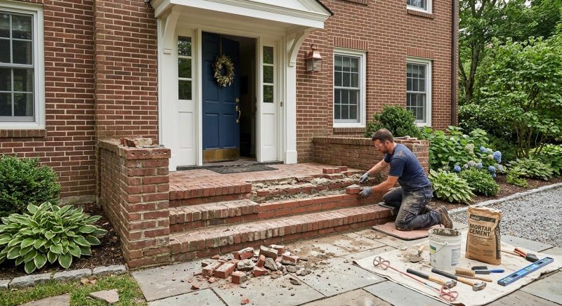 Brick Flatwork Repair in Port Orange, FL