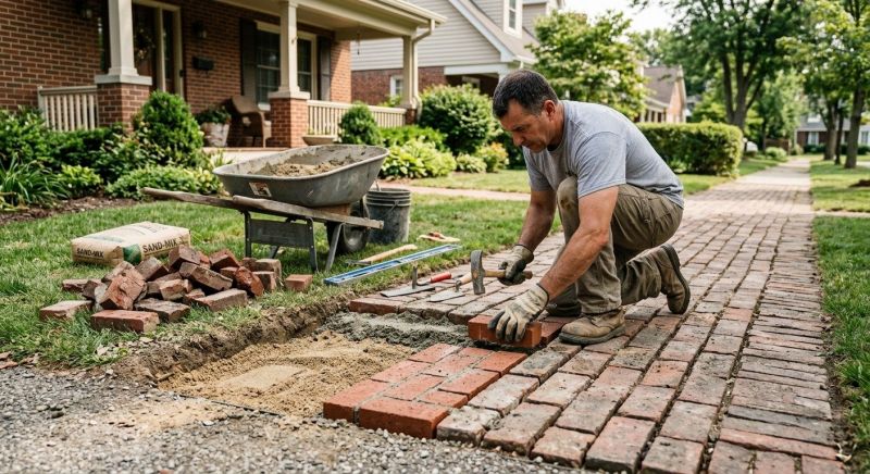 Brick Flatwork Repair in Umatilla, FL