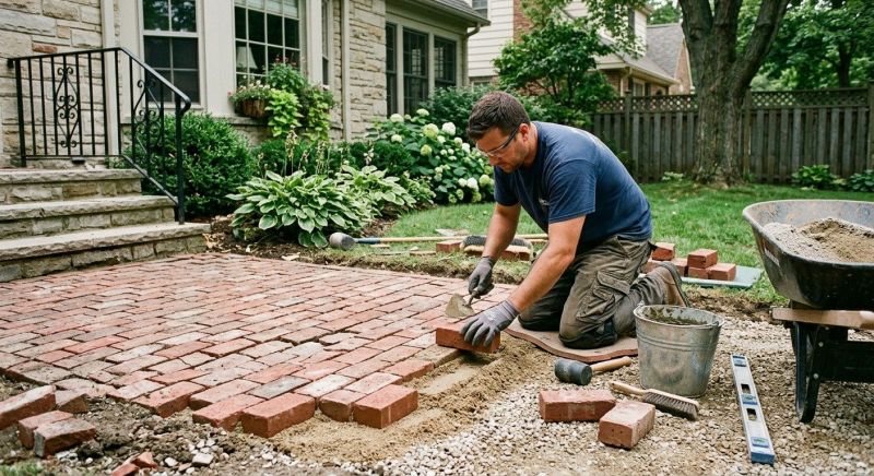 Brick Hardscape Repair in Deland, FL