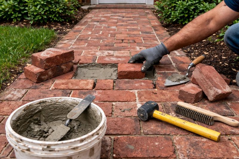 Brick Pathway Repair in Deland, FL