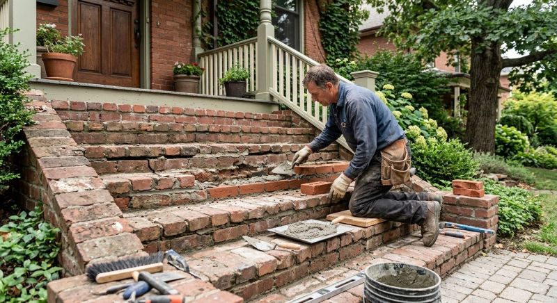 Brick Stairs Repair in Umatilla, FL