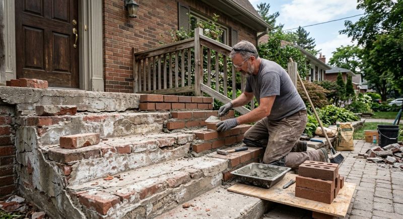 Brick Steps Repair in Deland, FL