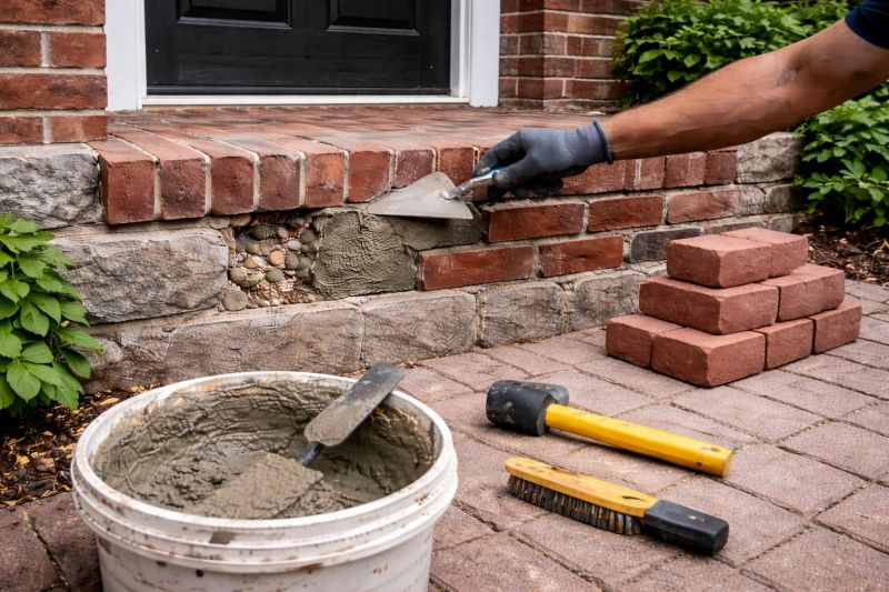 Brick Stoop Repair in Deland, FL
