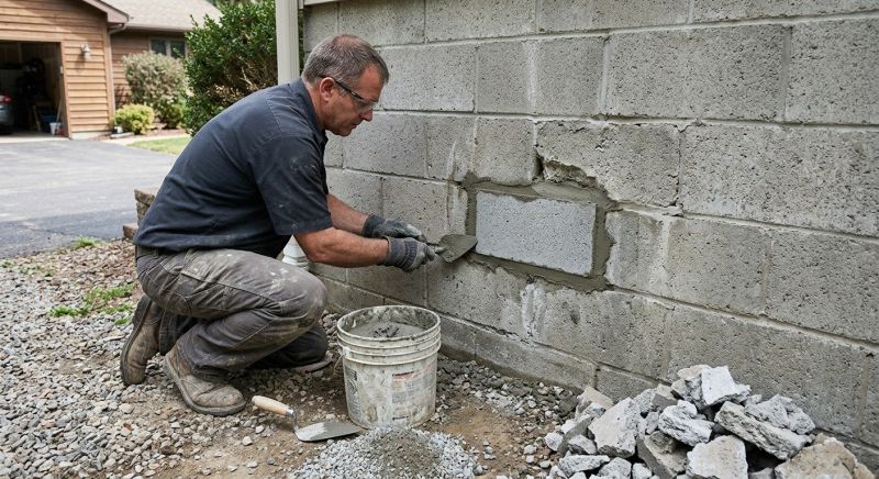 Cinder Block Wall Repair in Osteen, FL