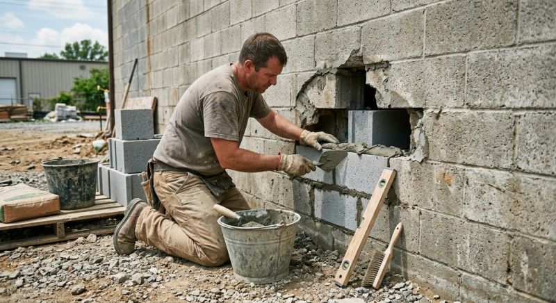Concrete Block Repair in Osteen, FL