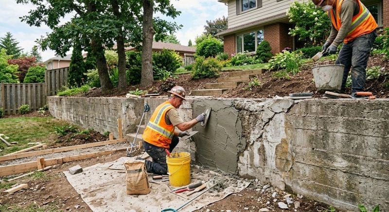 Retaining Wall Repair in De Leon Springs, FL