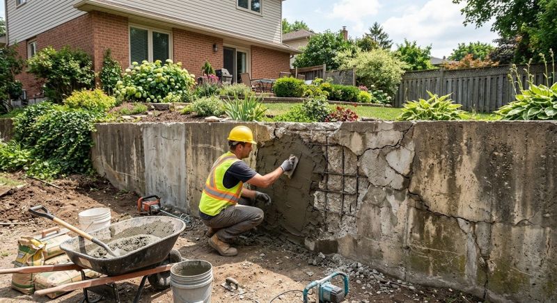 Retaining Wall Repair in New Smyrna Beach, FL