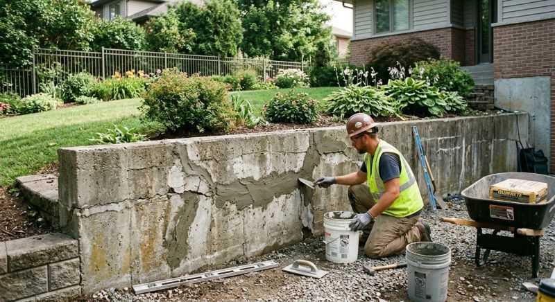 Rock Wall Repair in Deland, FL