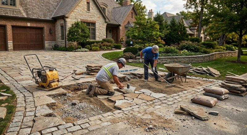 Stone Driveway Repair in Deland, FL